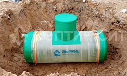 Септик BioPrime BIO-2.0 м3 d1000-П - фото монтажа - 1
